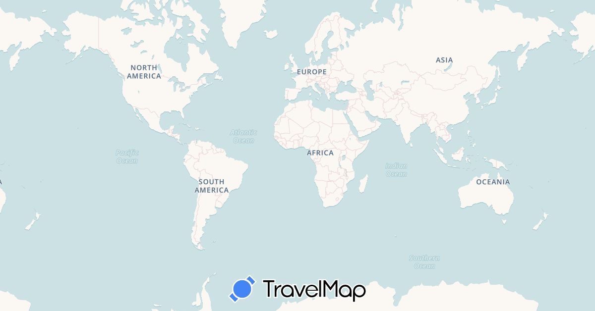 TravelMap itinerary: driving, bus, plane, train, hiking, boat in Antigua and Barbuda, Argentina, Australia, Barbados, Brunei, Bahamas, Bhutan, Botswana, Belize, Canada, Switzerland, Chile, China, Costa Rica, Cuba, Dominica, Dominican Republic, Fiji, Grenada, Guatemala, Honduras, Indonesia, India, Jamaica, Japan, Saint Kitts and Nevis, South Korea, Saint Lucia, Sri Lanka, Madagascar, Maldives, Malawi, Mexico, Malaysia, Namibia, Nicaragua, Nepal, New Zealand, Panama, Philippines, Qatar, Singapore, El Salvador, Trinidad and Tobago, Taiwan, Tanzania, United States, Uzbekistan, Saint Vincent and the Grenadines, Venezuela, South Africa, Zambia, Zimbabwe (Africa, Asia, Europe, North America, Oceania, South America)